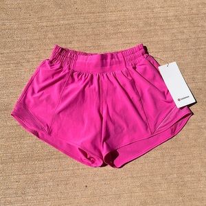 Sonic pink Lululemon shorts